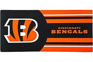 Team Sports America NFL Cincinnati Bengals Sassafras Switch Mat Inserts, Interchangeable Front Door Mat Outdoor Entrance, Indoor Door Mats for Entryway, 22 x 10 Inches Sassafras Doormat Inserts