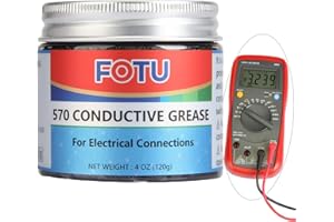FOTU 570 Conductive Lubricating Grease - Electrical & Thermal Conductivity - for Connectors, Terminals & Switches - Anti-Corrosion & Long-Lasting