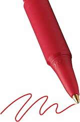 BIC Soft Feel Ballpoint Pens Medium Point 1.0 mm Red Box of 12 view 5