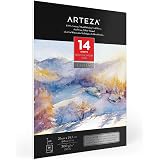 Watercolor Pad 9x12 Inch, 140lb/300gsm Cold Pressed, Acid Free, 20 Sheets - For Watercolor & Acrylic - View #9