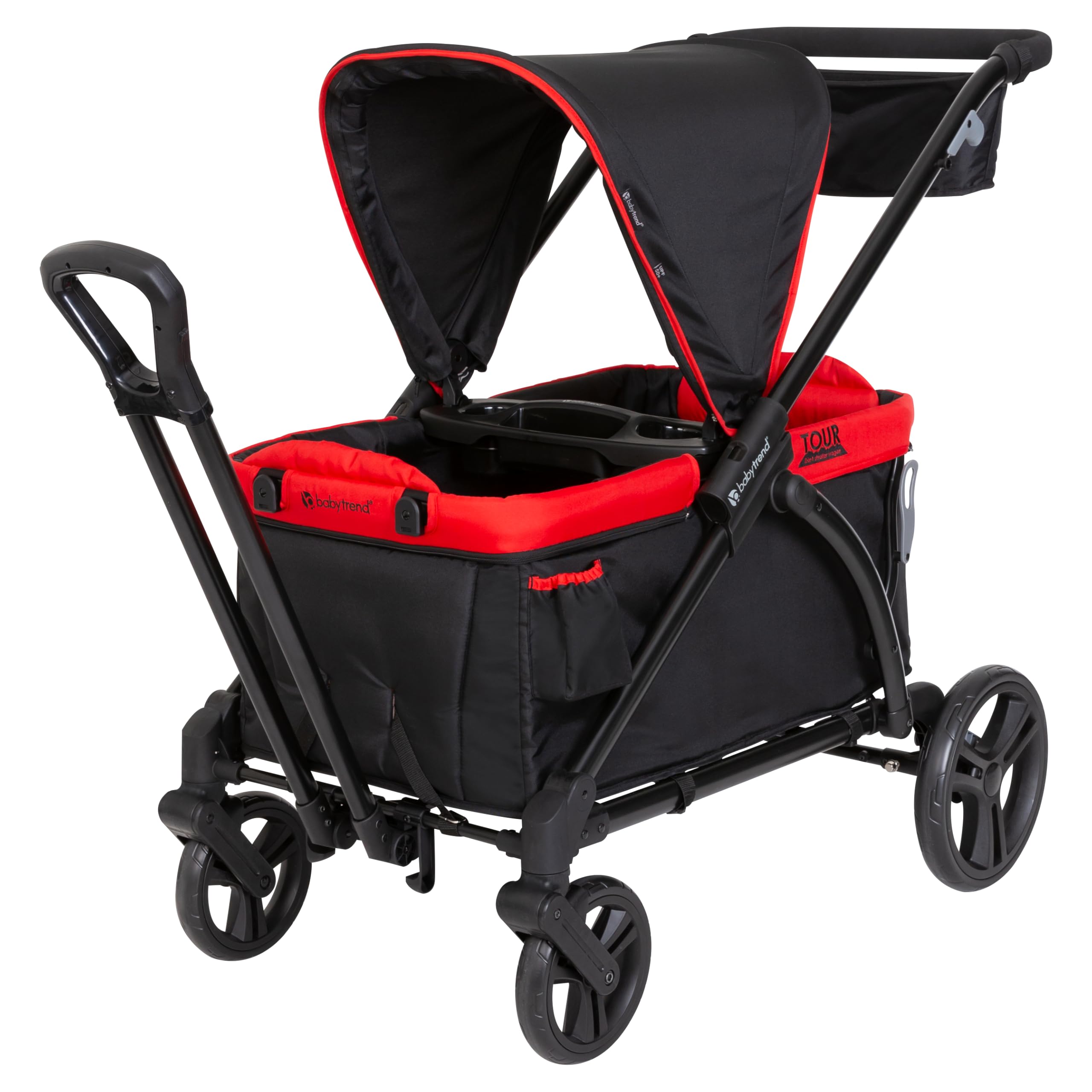 Baby Trend Expedition/Tour LTE 2-in-1 Stroller Wagon, Mars Red Image