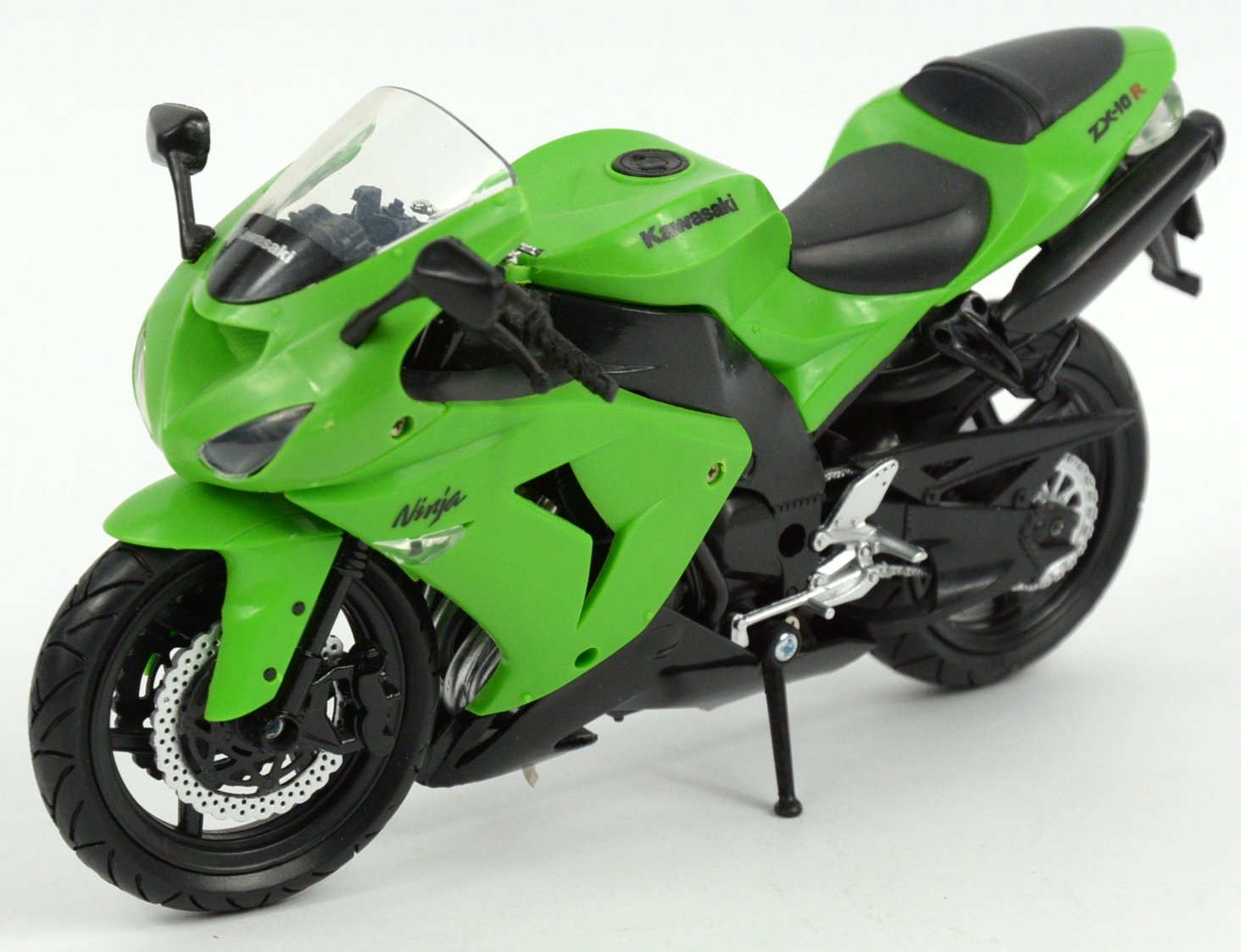 42443 A ? Miniature Motorcycle - Kawasaki ZX 10 R ? Green: Amazon.co.uk:  Toys & Games