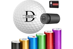 Custom Golf Ball Stamp Marker Personalized Quick-Dry Monogram Golf Ball Stamp with Logo Name Reusable Waterproof Golf Ball St
