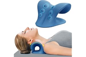 ComfortLife Neck Stretcher for Pain Relief, Neck and Shoulder Relaxer Cervical Traction Device Pillow for TMJ Pain Relief (Da