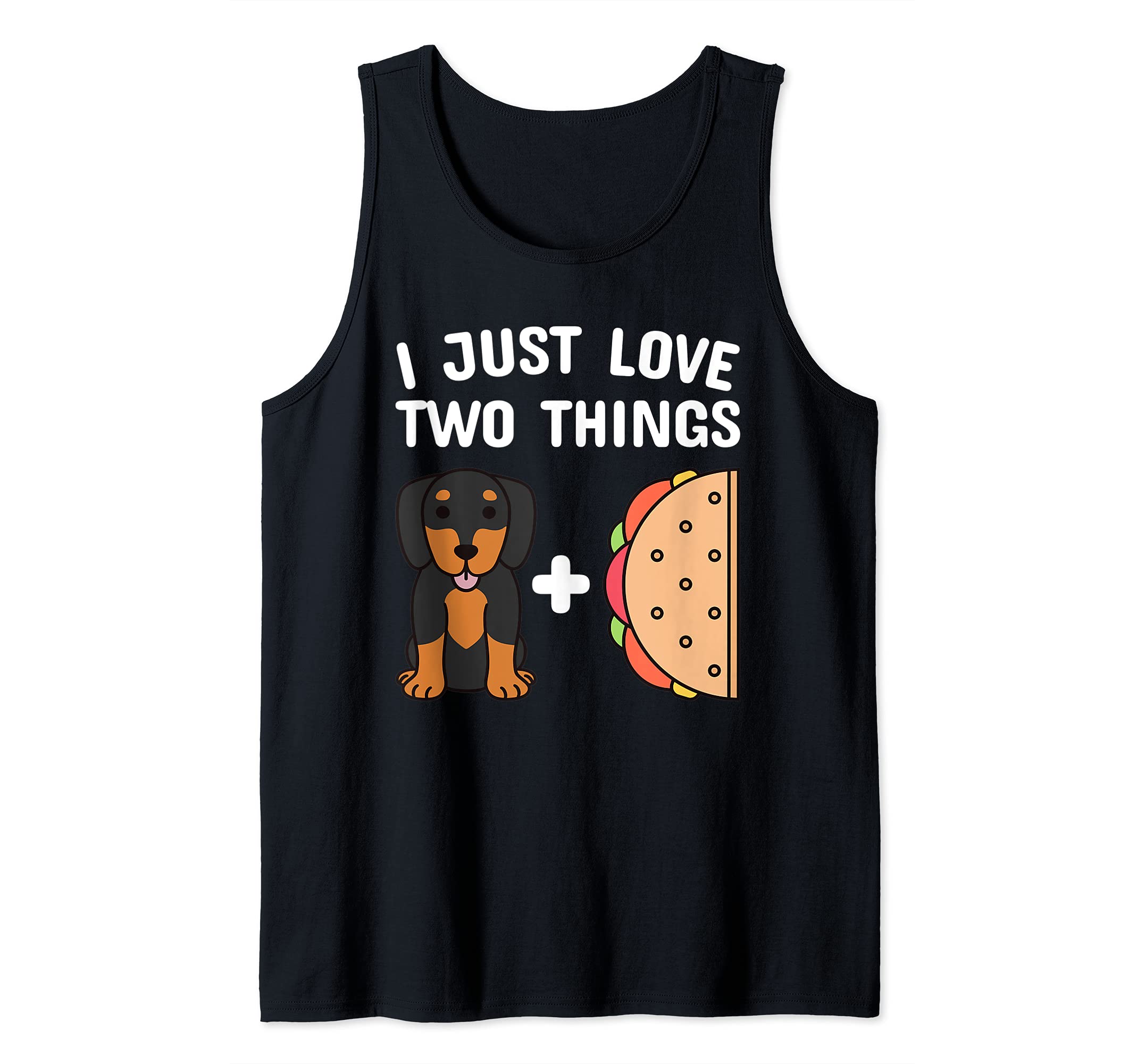 Tacos Dachshund Dog Tank Top