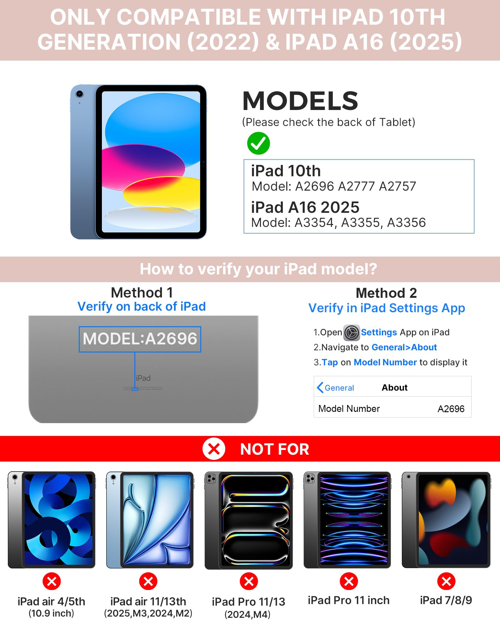typecase Touch iPad 10th Generation Case with Keyboard (10.9
