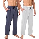 BAMBOO COOL Men's Pajamas Bottoms, Pajama Pants for Men, Lounge Sleep Bottom, Pj Pant, Soft Comfy Sleepwear with Pockets