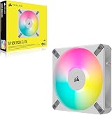 Corsair iCUE AF120 RGB Elite 120mm PWM Fan White Eight RGB LEDs AirGuide view 6