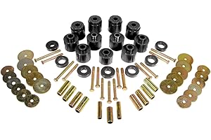 Prothane 1-110-BL Black 1" Lift Body Mount for CJ5 and CJ7