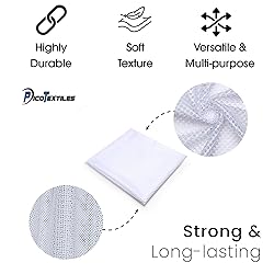 Pico Textiles 1 Yard Bolt – White Polyester King
