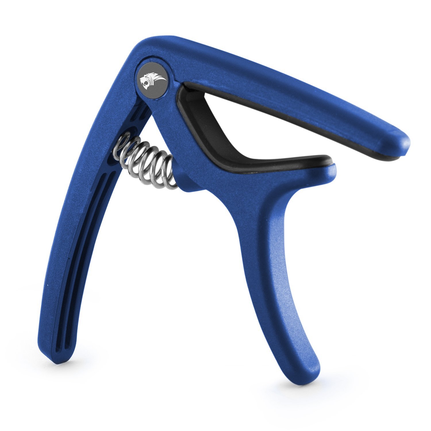 TigerGACAPO9-BL Quick Release Trigger Capo for Acoustic, Electric, Bass Guitars - Blue