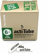 actiTube Extra Slim Activated Carbon Filters 6mm 50 Filters Per Pack 4 Packs view 3
