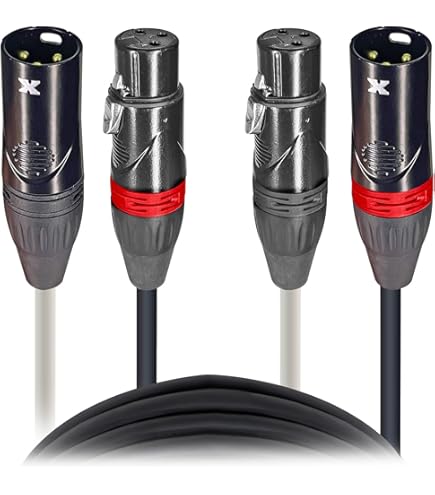 Amazon.com: Prox XC-DXLR50 Balanced Dual XLR-M to Dual XLR-F High
