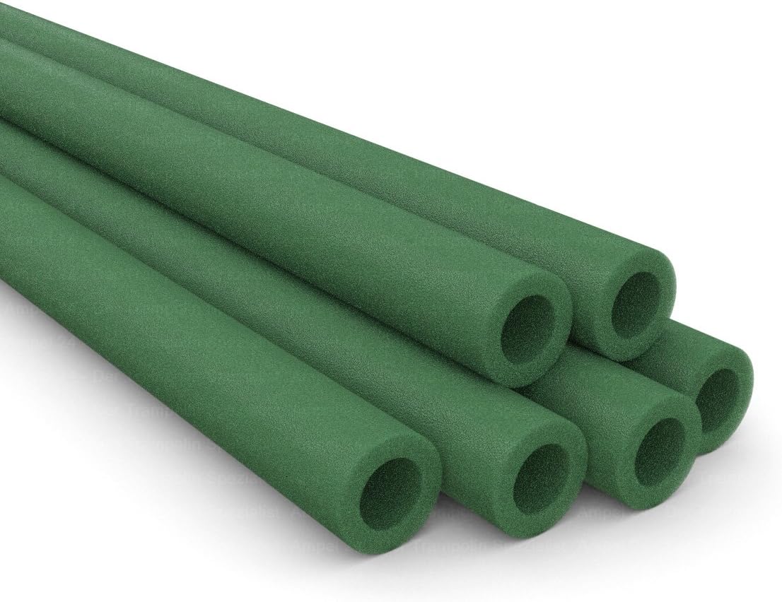 Ampel 24 Replacement Foam Pad for Trampoline Net Pole | Foam Rollers in Grey, Blue or Green, Garden Trampoline Pole Protection Single Or In Set, grün