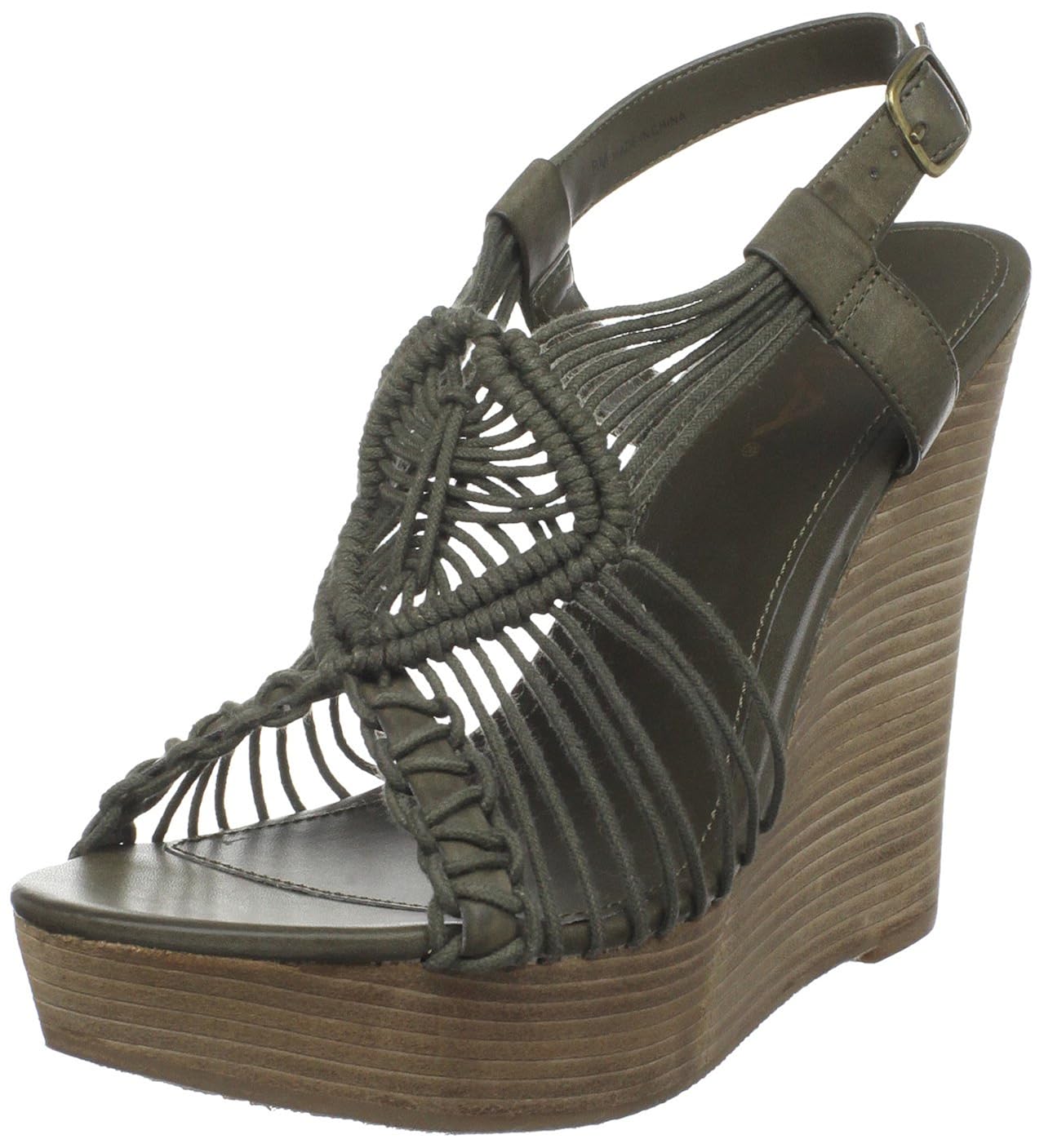 macrame wedge sandals