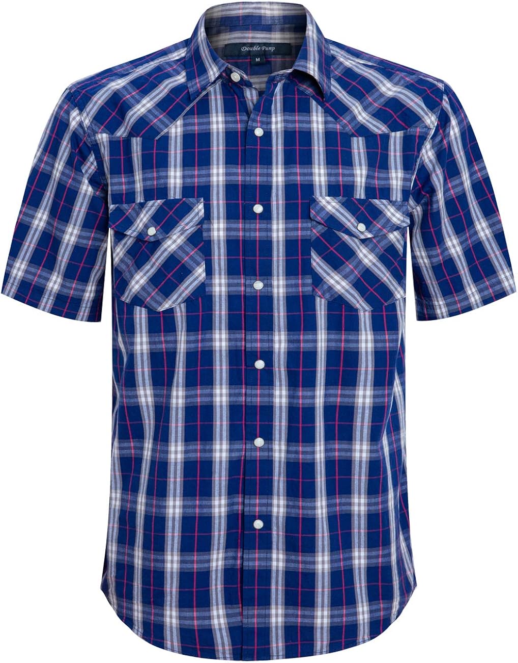 mens-short-sleeve-western-shirts-with-pearl-snap-button-up-casual