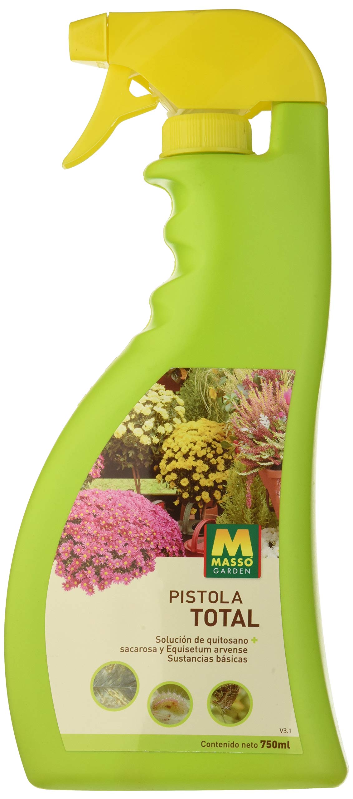 Masso 231062 Garden Pistola Total, 750 ml, Transparent