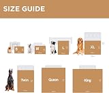 LE SURE Waterproof Dog Blanket 100x80cm Reversible Fleece Plush Camel view 5