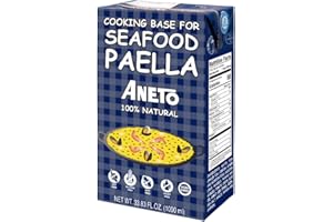 Aneto Seafood Paella Cooking Base Broth, 33.83 Fluid Ounce