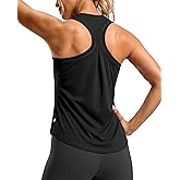 G Gradual Women's Workout Tank Tops Racerback Athletic Yoga Tops Loose Fit Sleeveless Running Gym Sports Shirts for Women
