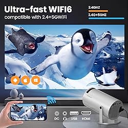 [180°Freestyle & Auto Keystone]Projector with 5G