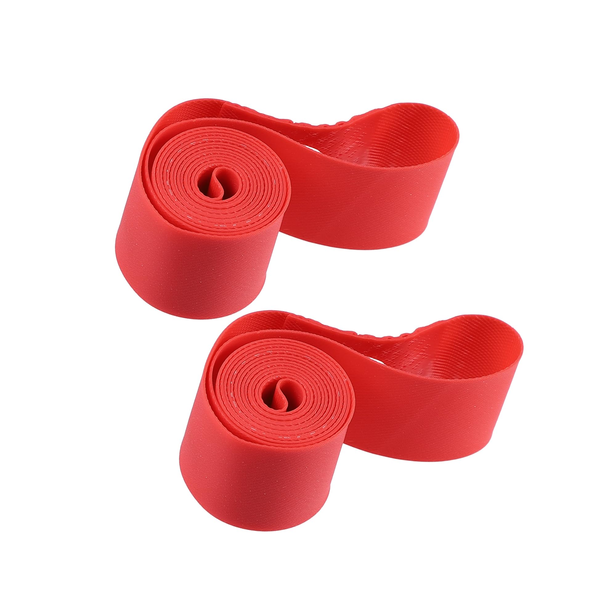 INFINAUTO 16" Bike Wheel Rim Strip Rim Tape Liner Inner Tube Band PVC Red Pair Stylish Design