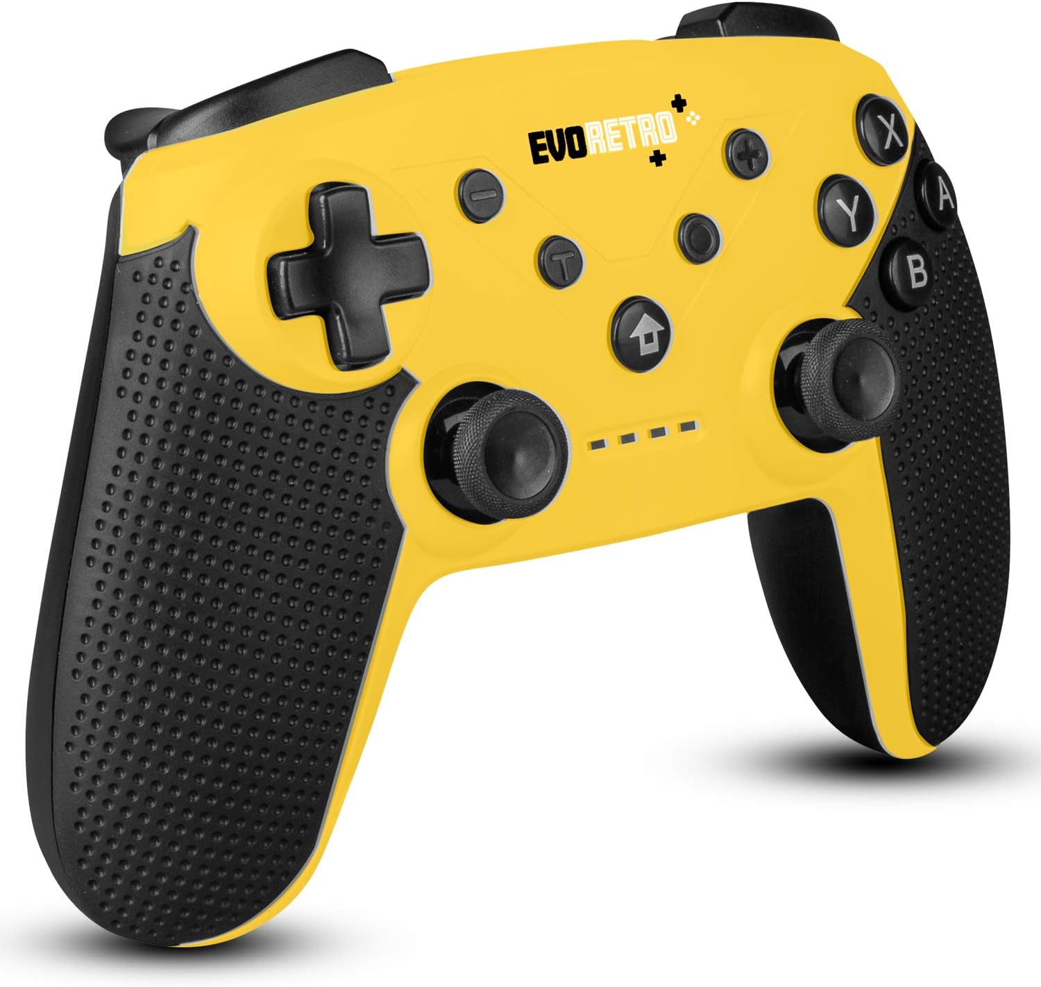 Amazon Com Evoretro Wireless Bluetooth Nintendo Switch Pro Controller Wireless Controller Pc Gamepad Joypad Remote With Gyro Axis Turbo Buttons Yellow Computers Accessories