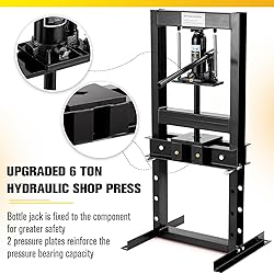 6T Hydraulic Press, 6 Ton H-Frame Garage Hydraulic