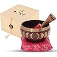 MyShape Time Tibetan Singing Bowl Set Eclipse Meditation Bowl Sun Moon Singing Bowls For Beginners With Handcrafted Gift Box 