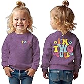 CM C&M WODRO 2nd Birthday Outfit Toddler Baby Girl I'm Two Cute Sweatshirt 2 Years Old Birthday Shirt Long Sleeve Party Tops