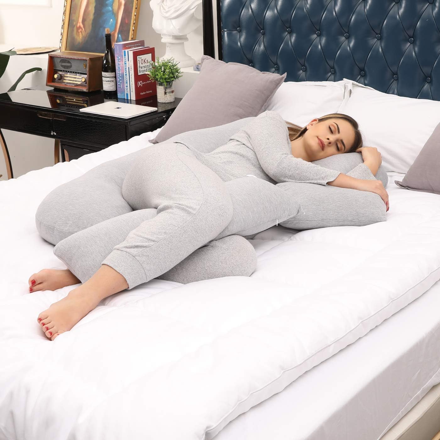 Pregnancy Pillows，Pregnancy Pillow U-Shaped Full Body ，Pregnancy Gifts Maternity Pillow Support Detachable Extension: Kitchen & Dining
