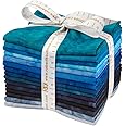 Robert Kaufman Fabrics Lunn Studios Artisan Batiks Prisma Dyes Open Waters 15 Fat Quarters FQ-829-15