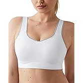 Wacoal Womens Sydney Sport Full Coverage Seamless Underwire High Impact Support Bra, 855302