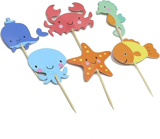 Amazon Com Ocean Sea Animal Creature Fish Starfish Whale Octopus