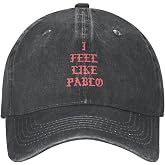 Baseball Cap I Feel Like Pablo Unisex Denim Hat Vintage Dad Hats for Men Women