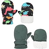 ENBAOHUI Baby Gloves Toddler Snow Glove Waterproof Mittens Fleece Lined Winter Warm Kids Snow Infant Ski Mitten