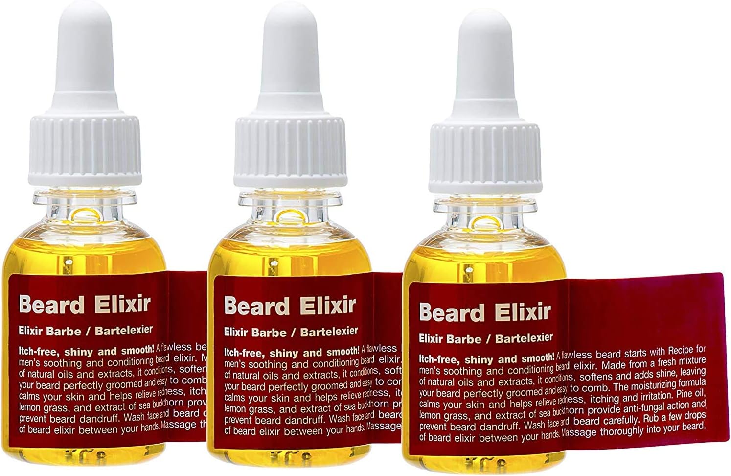 RAW Naturals RFM Beard Elixir Trio Pack - Pack of 3