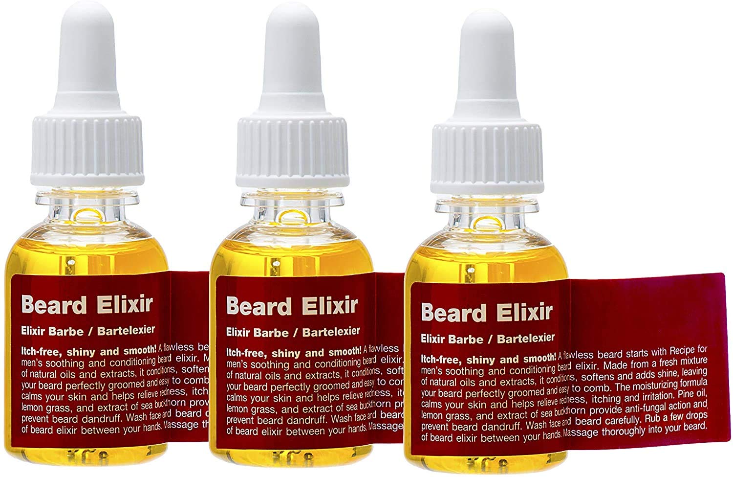 RAW Naturals RFM Beard Elixir Trio Pack - Pack of 3