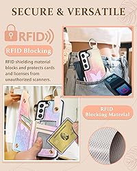 Shorogyt for Samsung S22 Plus Wallet Case with Card