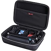 XANAD Hard Case for GoPro Hero 13 12 11 10 9 8 7 6/ DJI Osmo Action 5 4 / Osmo Nano/Osmo 360 / Insta360 GO Ultra GO3S / Ace Pro 2 Action Video Cameras - With 5 Moveable Dividers