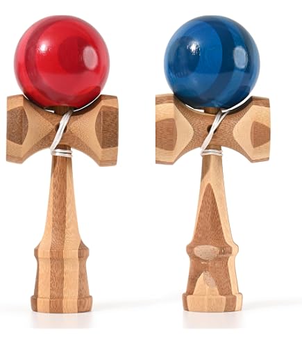 Kendama – Traditioneel Japans Houten Speelgoed, Geel Met Zwarte Strepen, Complete Set Met Polsband, Voor Kinderen En Volwassenen, Geschikt Voor Beginners En Profs