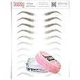 Brows by Bossy Studio & Co Temporary Eyebrow Tattoos with Shine Remover Matte Tat Waterproof Eyebrow Stickers, False Tattoos Hair Like Peel Off Instant Transfer Brow arched ash brown with matte tat
