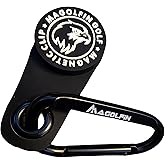 MAGOLFIN Mangetic Clip for Golf Towels, Powered Magnet with Clip, Removable from Golf Towels, Golf Accessories, Golf Cart Accessories
