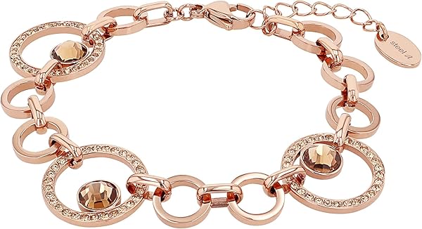 s.Oliver Armband 925 Sterling Silber/Edelstahl für Damen, Armschmuck, Motiv, Kommt in Schmuck Geschenk Box