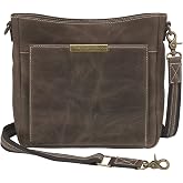 Concealed carry Distressed Buffalo Crossbody by Gun Tote'n Mamas