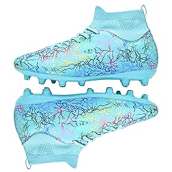 HESBITEUL Soccer Cleats for Men Women Football Turf