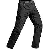 LeapsLion Men's Tactical Pants Water Resistant Ripstop Cargo Pants Outdoor Lightweight EDC Hiking Work Construction Pants