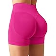 YEOREO Women Workout Gym Impact Shorts Hidden Scrunch Butt Lifting 3.6"/4.5"/6" Seamless Shorts