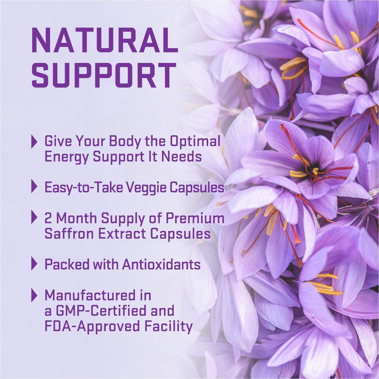 Appetite Suppressant Saffron Supplement and Weight Loss for Women - Saffron Extract Supplement 88.5mg - Appetite Control - Vegan Saffron Extract (60 Capsules) by BASIC GREENS: Health & Personal Care