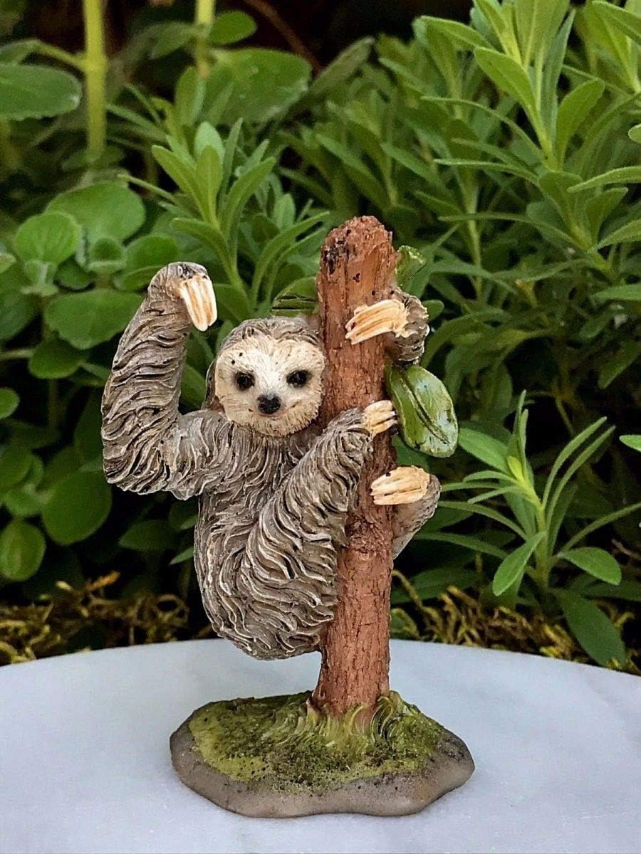 miniature sloth figurine